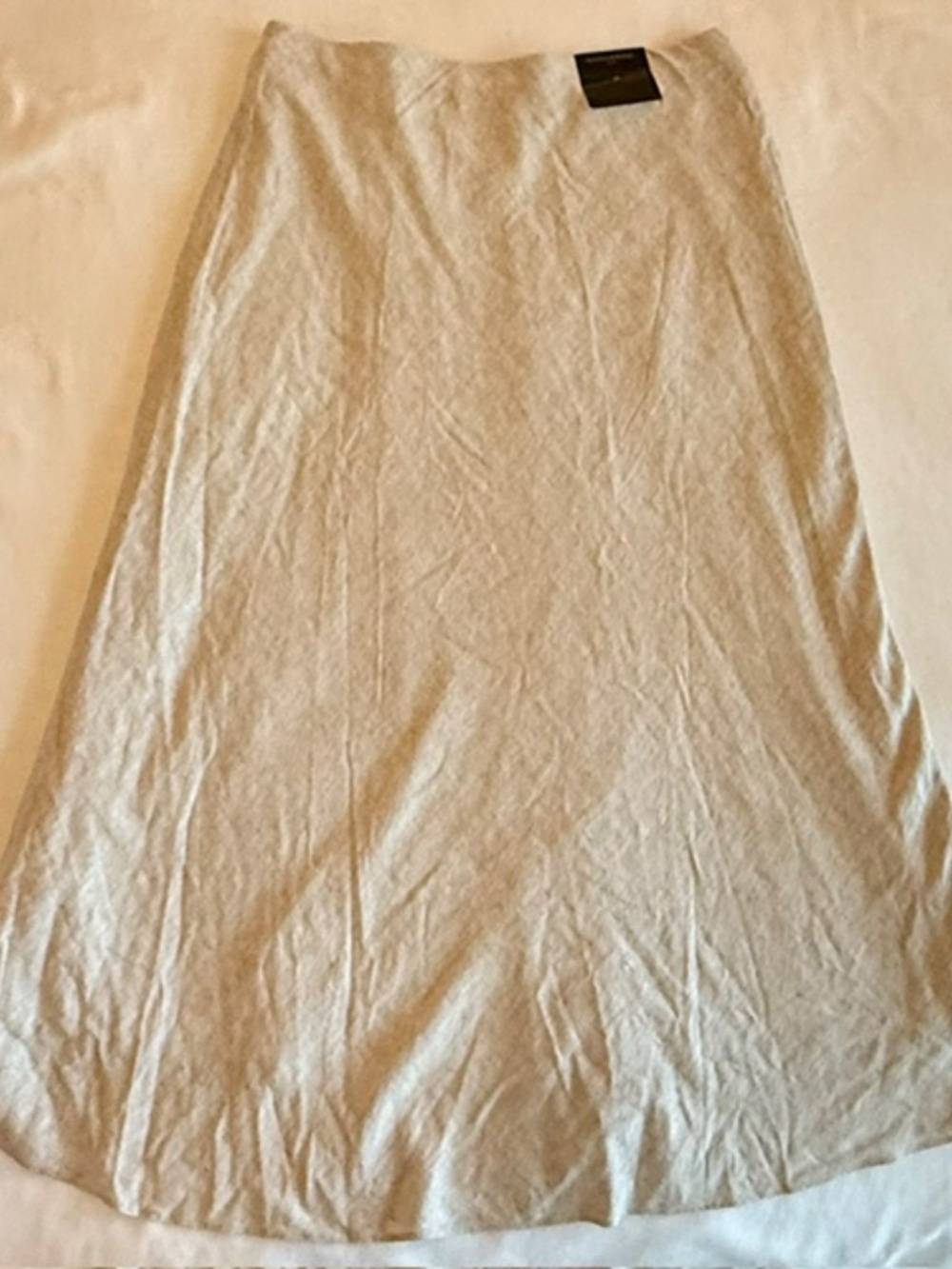 NWT Banana Republic Linen Blend Midi Skirt in Flax Size M - Picture 4 of 11